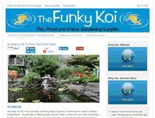 Tablet Screenshot of funkykoi.com